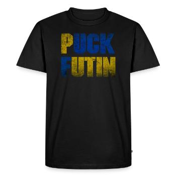 Puck Futin - T-shirt Premium bio Homme - noir - Devant - Nico (187cm)
