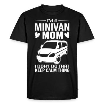 Minivan Moms Lifestyle Maman Drives Minivan Mamas - T-shirt Premium bio Homme - noir - Devant - Nico (187cm)