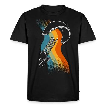 Kitesurfer Kitesurf Kitesurf - T-shirt Premium bio Homme - noir - Devant - Nico (187cm)