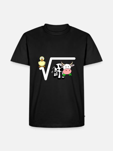Mathematik - Männer Premium Bio T-Shirt - Schwarz