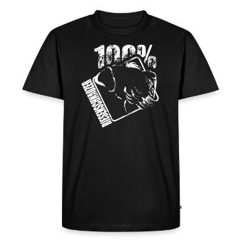 géant 100 - T-shirt Premium bio Homme - noir - Devant - Nico (187cm)