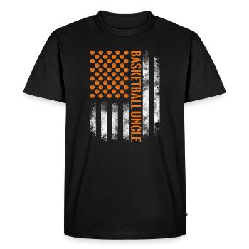 Meilleur basketteur oncle cadeau ballsport plaisir - T-shirt Premium bio Homme - noir - Devant - Nico (187cm)