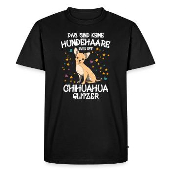 Funny Chihuahua Dog Owner Dogs Fun Gift - Men's Premium Organic T-Shirt - black - Front - Nico (187cm)