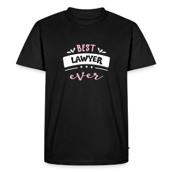 Best Lawyer Ever Gift Idea - Men's Premium Organic T-Shirt - black - Front - Nico (187cm)