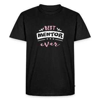 Best Mentor Ever Gift Idea - Men's Premium Organic T-Shirt - black - Front - Nico (187cm)