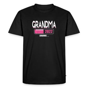 Promoted To Grandma Loading New Grandma 2022 - Men's Premium Organic T-Shirt - black - Front - Nico (187cm)