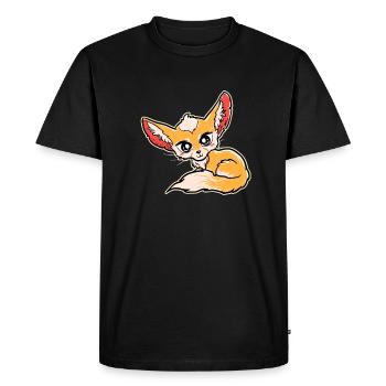Renards renards - T-shirt Premium bio Homme - noir - Devant - Nico (187cm)