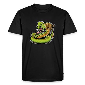 Cobra Snake Amateurs - T-shirt Premium bio Homme - noir - Devant - Nico (187cm)
