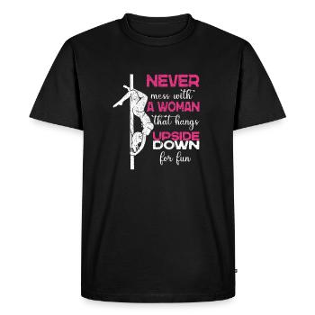 Pole Danicng Dancing Poles Dancer Dance Sport - T-shirt Premium bio Homme - noir - Devant - Nico (187cm)