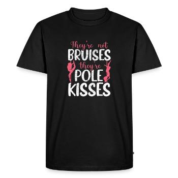 Dictons drôles Pole Danicng Pole Dancer - T-shirt Premium bio Homme - noir - Devant - Nico (187cm)