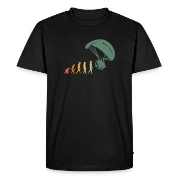 Evolution Parapente Parapente Pilote - T-shirt Premium bio Homme - noir - Devant - Nico (187cm)