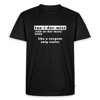 Animal Preperator Animaux Stuff Out Animal Lovers - T-shirt Premium bio Homme - noir - Devant - Nico (187cm)