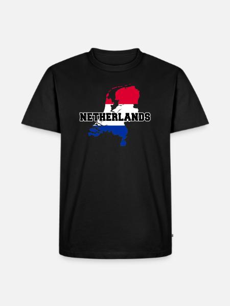 Pays-Bas Pays-Bas Pays-Bas - T-shirt Premium bio Homme - noir