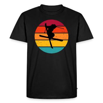 Slopestyle Freestyle Ski Hommes Ski Freestyle - T-shirt Premium bio Homme - noir - Devant - Nico (187cm)