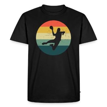 Handball Handball players Handball games Handball games - Men's Premium Organic T-Shirt - black - Front - Nico (187cm)