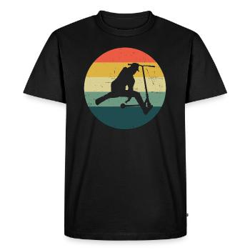 Scooter Scooter Stunt Stunt Scooter Stunt Roller - T-shirt Premium bio Homme - noir - Devant - Nico (187cm)