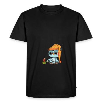 I am tired of fips - Men's Premium Organic T-Shirt - black - Front - Nico (187cm)