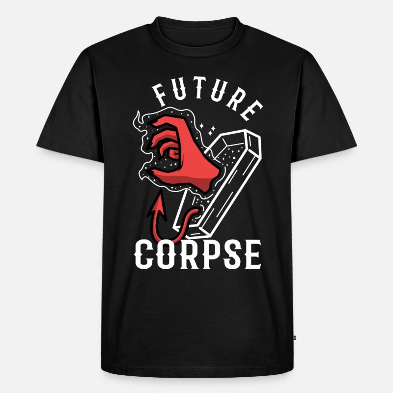 Future Corpse - Männer Premium Bio T-Shirt - Schwarz