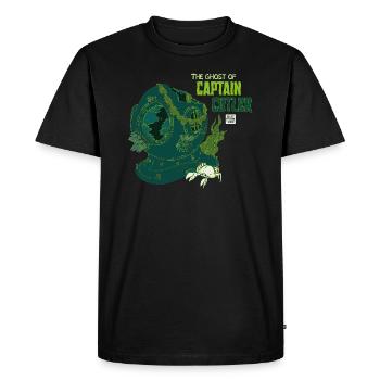 Halloween. Fantôme du capitaine Cutler - T-shirt Premium bio Homme - noir - Devant - Nico (187cm)