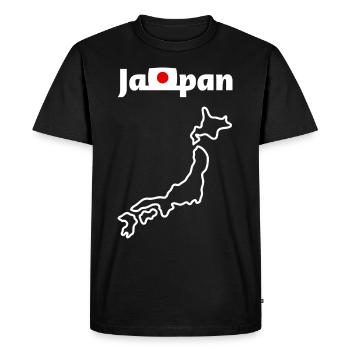 Japon - T-shirt Premium bio Homme - noir - Devant - Nico (187cm)