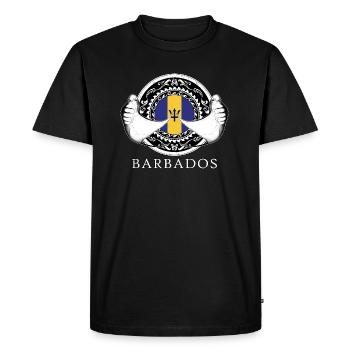 Barbados manta rays - Men's Premium Organic T-Shirt - black - Front - Nico (187cm)