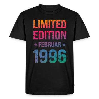Fête d'anniversaire en édition limitée Vintage 1996 - T-shirt Premium bio Homme - noir - Devant - Nico (187cm)