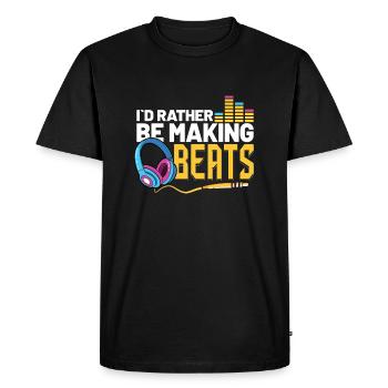 Music Producer Audio Engineer Sound Guy Gift Idea - T-shirt Premium bio Homme - noir - Devant - Nico (187cm)
