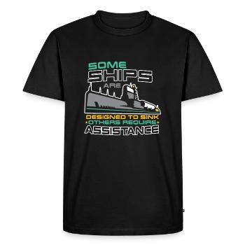 Submariner Submarines Veteran designed to sink - Men's Premium Organic T-Shirt - black - Front - Nico (187cm)
