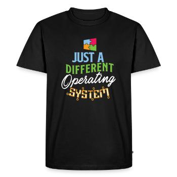 Autism awareness Autism disease Autistic - T-shirt Premium bio Homme - noir - Devant - Nico (187cm)