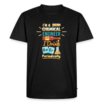 CHEMICAL ENGINEER: I'm A Chemical Engineer - Men's Premium Organic T-Shirt - black - Front - Nico (187cm)