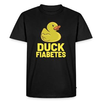 Diabète de type 1 Drôle de diabète diabétique Cadeau - T-shirt Premium bio Homme - noir - Devant - Nico (187cm)