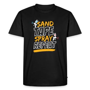 Car Painter Auto Body Painter Auto Mechanic Gift - Men's Premium Organic T-Shirt - black - Front - Nico (187cm)