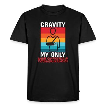 Broken Hand Broken Arm Broken Bones Funny Broken - Men's Premium Organic T-Shirt - black - Front - Nico (187cm)