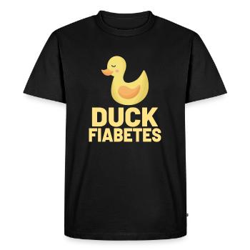 Diabète de type 1 drôle Diabète diabétique Idée cadeau - T-shirt Premium bio Homme - noir - Devant - Nico (187cm)