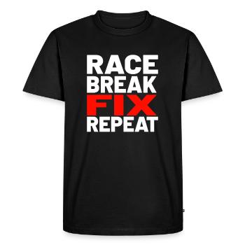 Go Kart Racing Go Kart Cars Go Karting Go-Karter - T-shirt Premium bio Homme - noir - Devant - Nico (187cm)