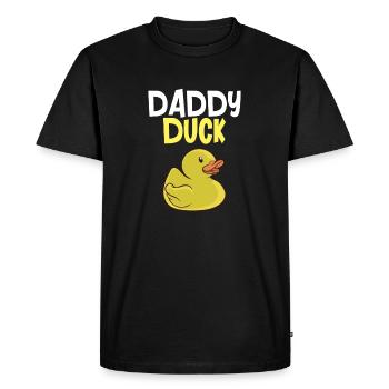 Rubber Duck Ducks Bird Hunt Duck lover Cute Duck - Men's Premium Organic T-Shirt - black - Front - Nico (187cm)