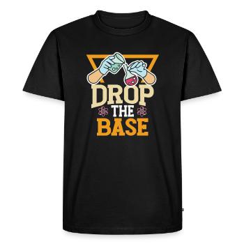 Biology Science Chemistry Laboratory Scientist - Men's Premium Organic T-Shirt - black - Front - Nico (187cm)