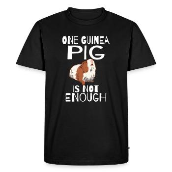Idée cadeau de pomme de terre à fourrure pour les amateurs de cochon d’Inde - T-shirt Premium bio Homme - noir - Devant - Nico (187cm)