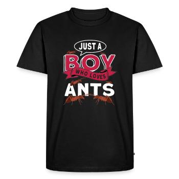 Ant Keeper Entomology Ant Fan Ant Insect Animal - Men's Premium Organic T-Shirt - black - Front - Nico (187cm)