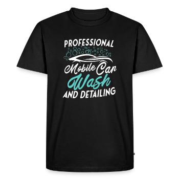 Mobile Car Reconditioning Car Reconditioning - Men's Premium Organic T-Shirt - black - Front - Nico (187cm)