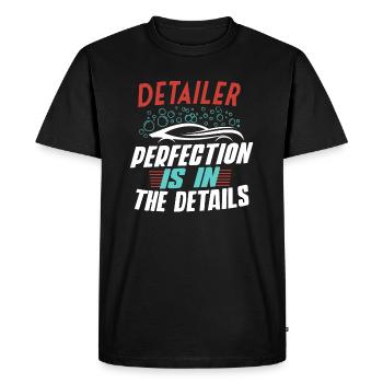 Mobile Car Reconditioning Car Reconditioning - Men's Premium Organic T-Shirt - black - Front - Nico (187cm)