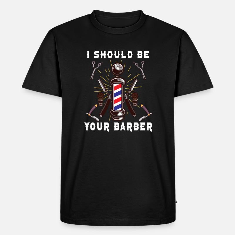 coiffeur coiffeur coiffeur coiffeur - T-shirt Premium bio Homme - noir