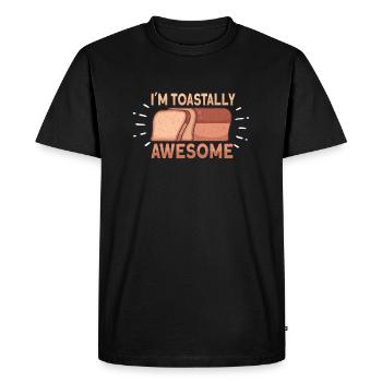 Boulangerie boulangerie Brotbäcker Machine à pain - T-shirt Premium bio Homme - noir - Devant - Nico (187cm)