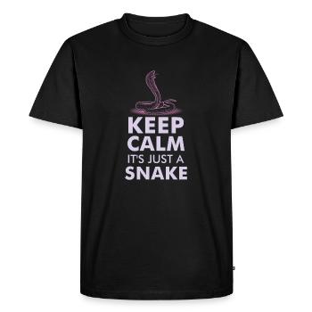 SNAKES: It’s Just A Snake - T-shirt Premium bio Homme - noir - Devant - Nico (187cm)