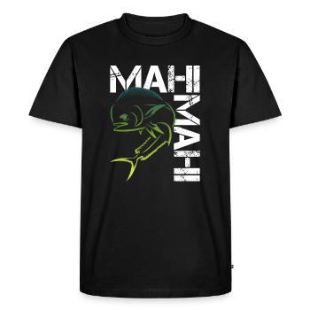 Poisson Mahi Mahi - T-shirt Premium bio Homme - noir - Devant - Nico (187cm)