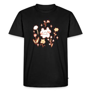 Petit pain de jardin - T-shirt Premium bio Homme - noir - Devant - Nico (187cm)