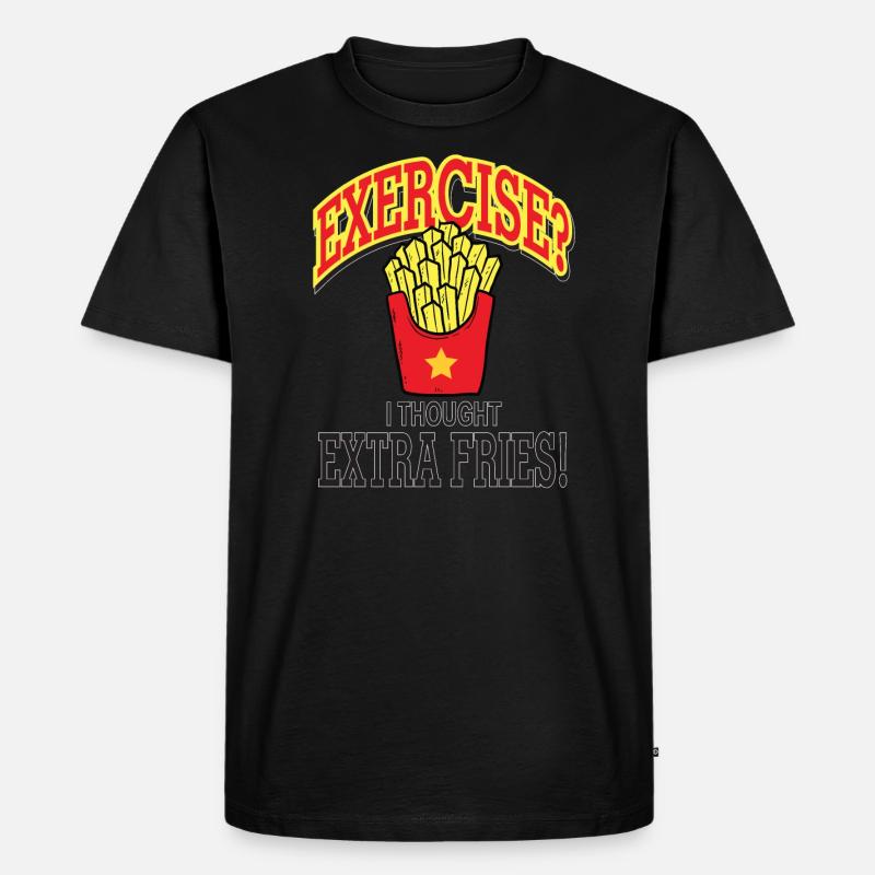 Pommes - Männer Premium Bio T-Shirt - undefined