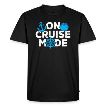 Croisière Croisière Vacances Croisière en famille - T-shirt Premium bio Homme - noir - Devant - Nico (187cm)