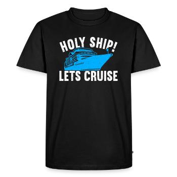 Croisière Croisière Vacances Croisière en famille - T-shirt Premium bio Homme - noir - Devant - Nico (187cm)