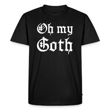 Oh mon goth - T-shirt Premium bio Homme - noir - Devant - Nico (187cm)
